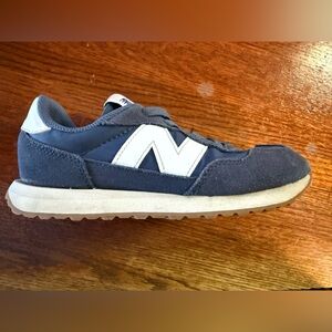 New Balance Navy and White Kids Runner